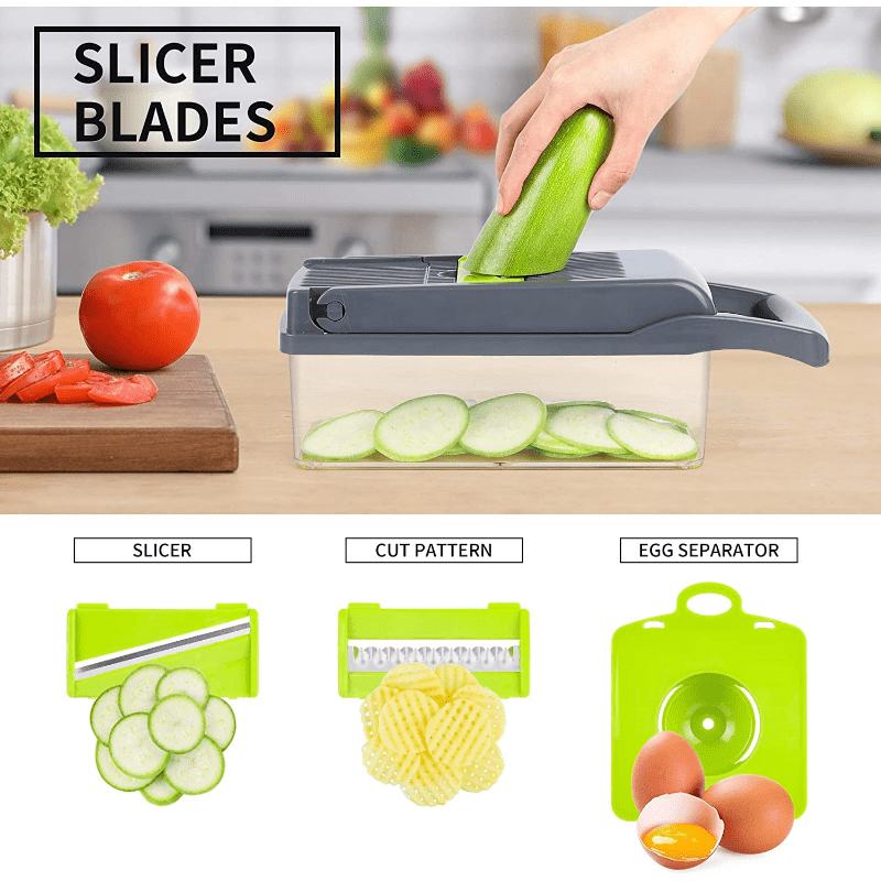 14 in1 Vegetable Chopper Cutter Chopper Multifunctional Veggie Chopper –  comet furniture shop