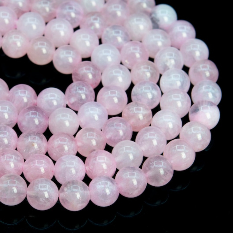 Rose Quartz Loose Beads, Natural Gemstone
