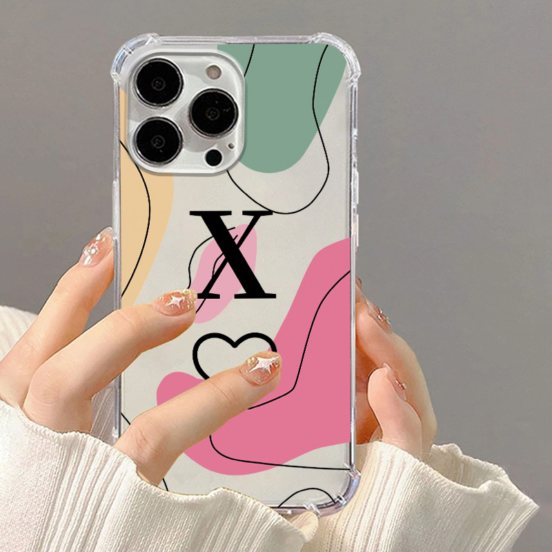 Letter X Design Soft Silicone Phone Case For Iphone 14 13 12 11 Xr Xs X 8 7  6 Plus Pro Max Mini - Temu Israel