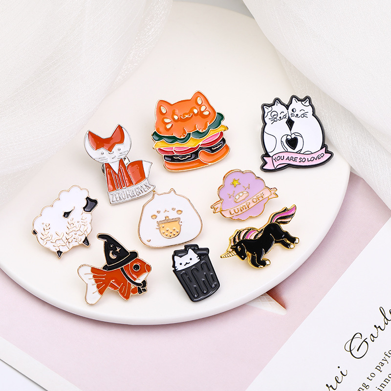 New Animal Series Brooch Creative Cute Black Cat Backpack Style Paint Badge Black  Cat Ghost Cat Pins Lapel Pin Birthday Gift Anime Positive Pins - Clothing,  Shoes & Jewelry - Temu