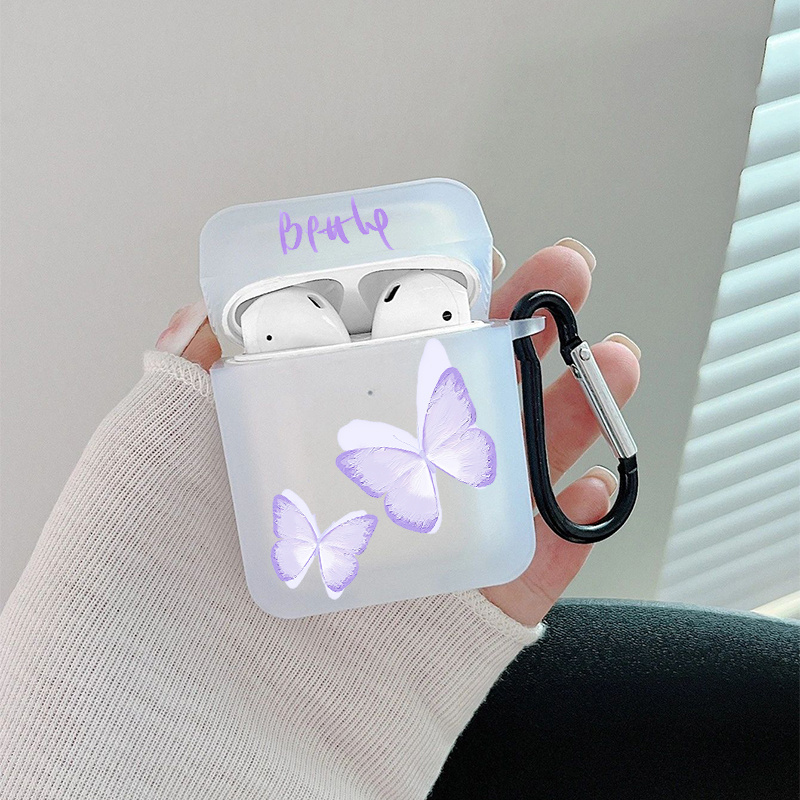 Purple butterfly 2025 airpod case