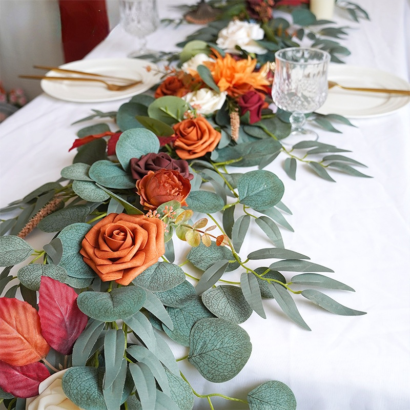 Outdoor Artificial Flowers, Greenery, and Garlands