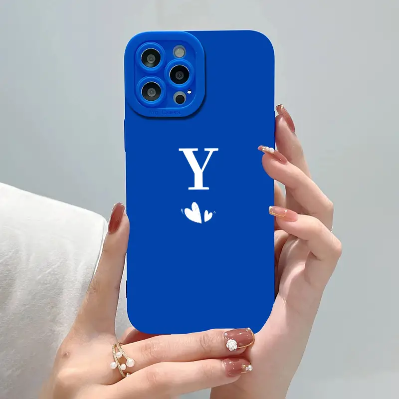 Letter Y Design Soft Silicone Phone Case For Iphone 14 13 12 11 Xr Xs X 7 6  8 Plus Pro Max Mini - Temu Israel