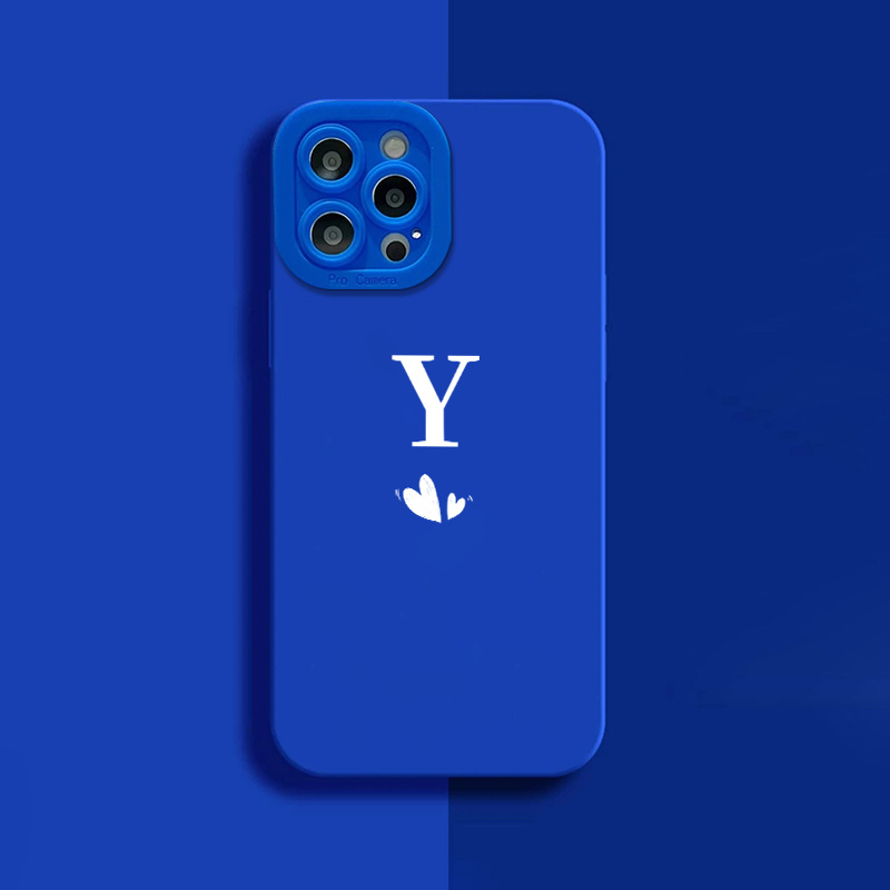 Letter Y Design Soft Silicone Phone Case For Iphone 14 13 12 11 Xr Xs X 7 6  8 Plus Pro Max Mini - Temu Israel