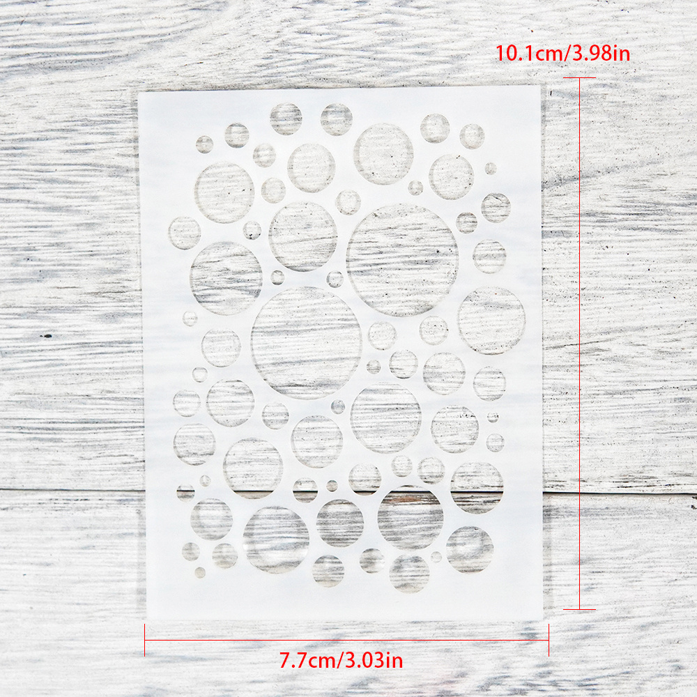 Large & Small Circle Template Stencil