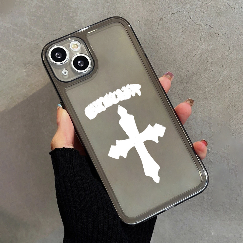 Cross Design Protective Mobile Phone Case For Iphone 14 13 12 11 Xs Xr X 7  Mini Plus Pro Max - Temu