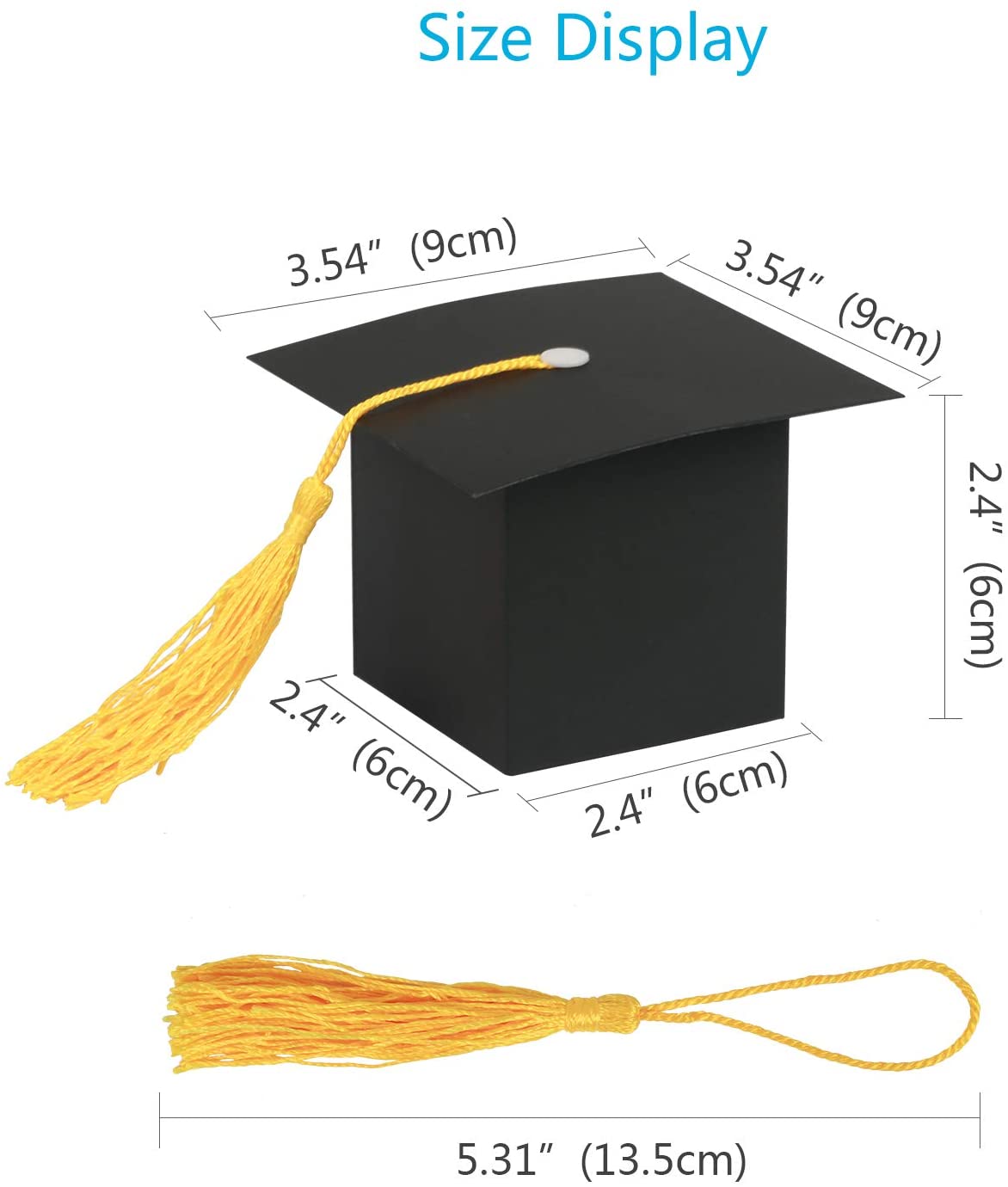 Yellow Tassel Graduation Dessert Box Perfect For Celebrating - Temu