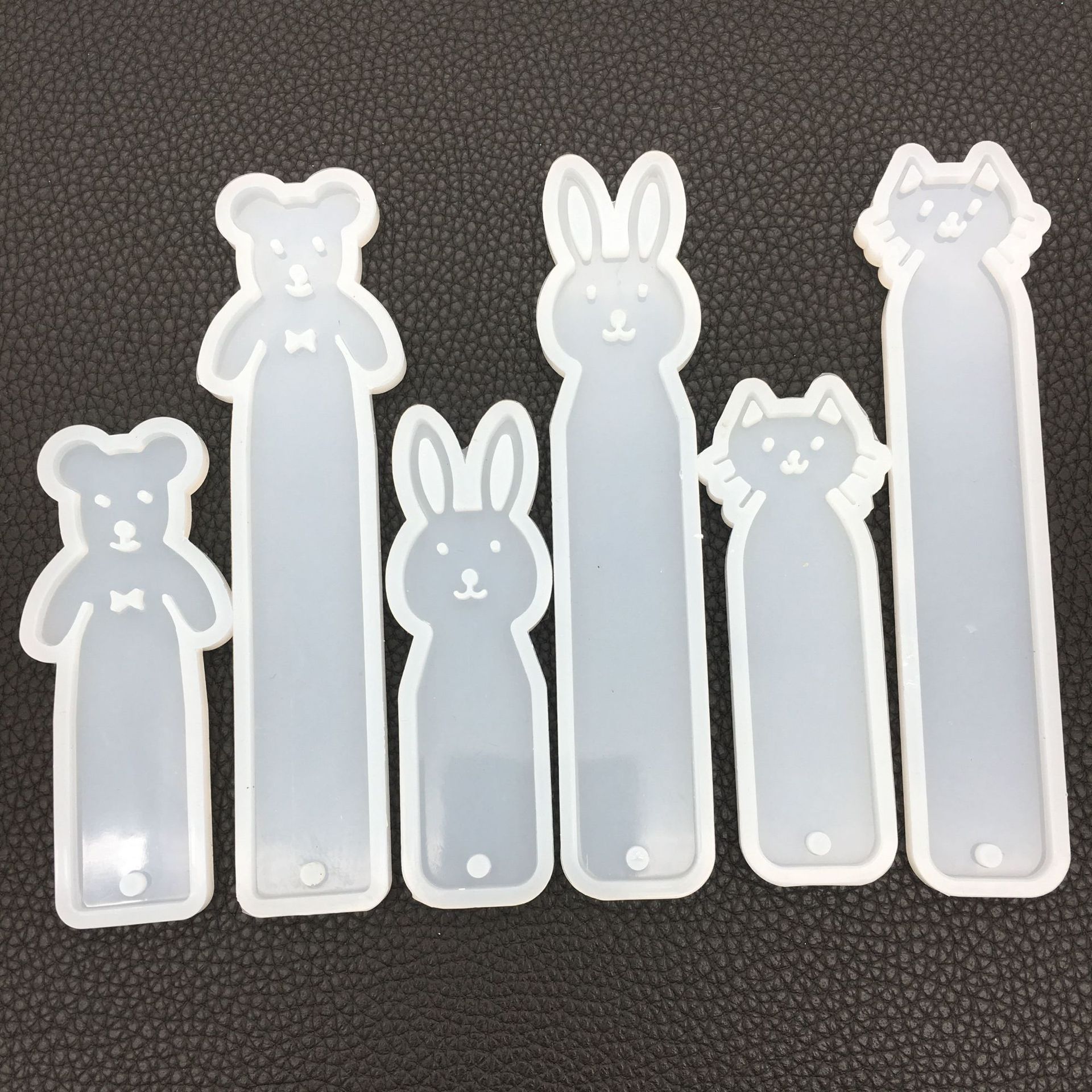 Silicone Mold Diy Bookmark Cute Rabbit Mirror Crafts Jewelry