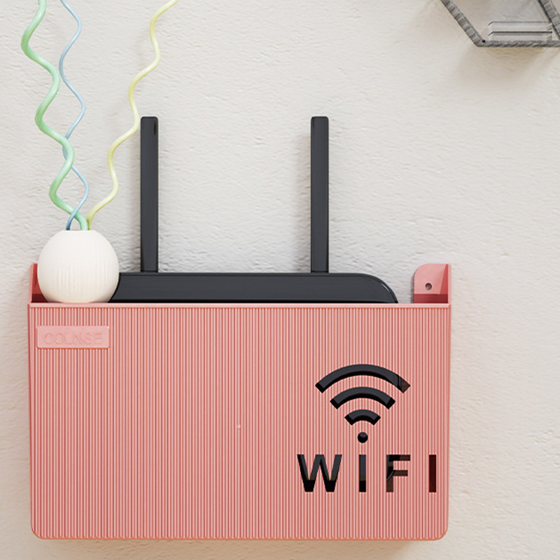 Caja de almacenamiento WiFi Montaje en pared Router WiFi Caja de  almacenamiento Router Modem Montaje en pared (obturador pequeño)