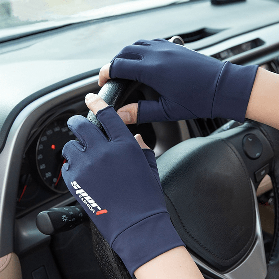Protective Gloves Breathable Ice Silk Non slip Thin Anti uv - Temu
