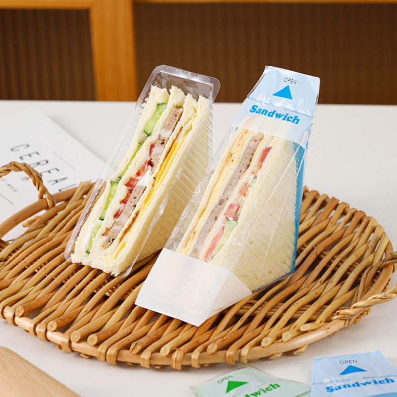 Transparent Sandwich Bags For Baked Triangular Cakes And Bread - Disposable  Packaging For Home Kitchen Supplies - Temu