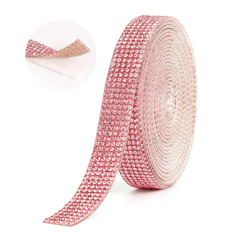 1 Roll Self Adhesive Crystal Rhinestone Strips Crystal Ribbon Bling
