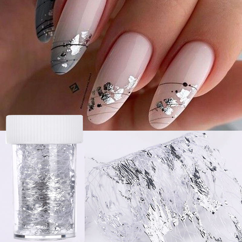 Celestial Dangles Mix / Silver  Metallic nail art, Metallic nails