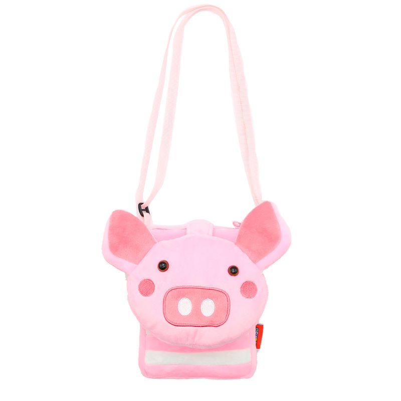 Plush Animal School Bag Shoulder Messenger Bag Coin Purse Wallet