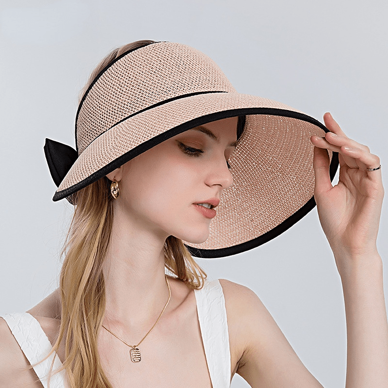 Sun Visor Ponytail Hat Womens - Sun Hats for Women UV Protection