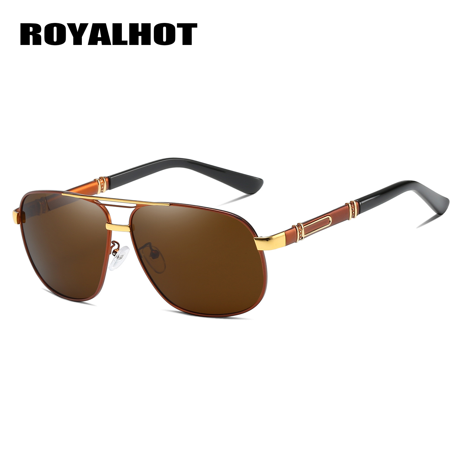 Men and Women Polarized Sunglasses with Aloly Frame