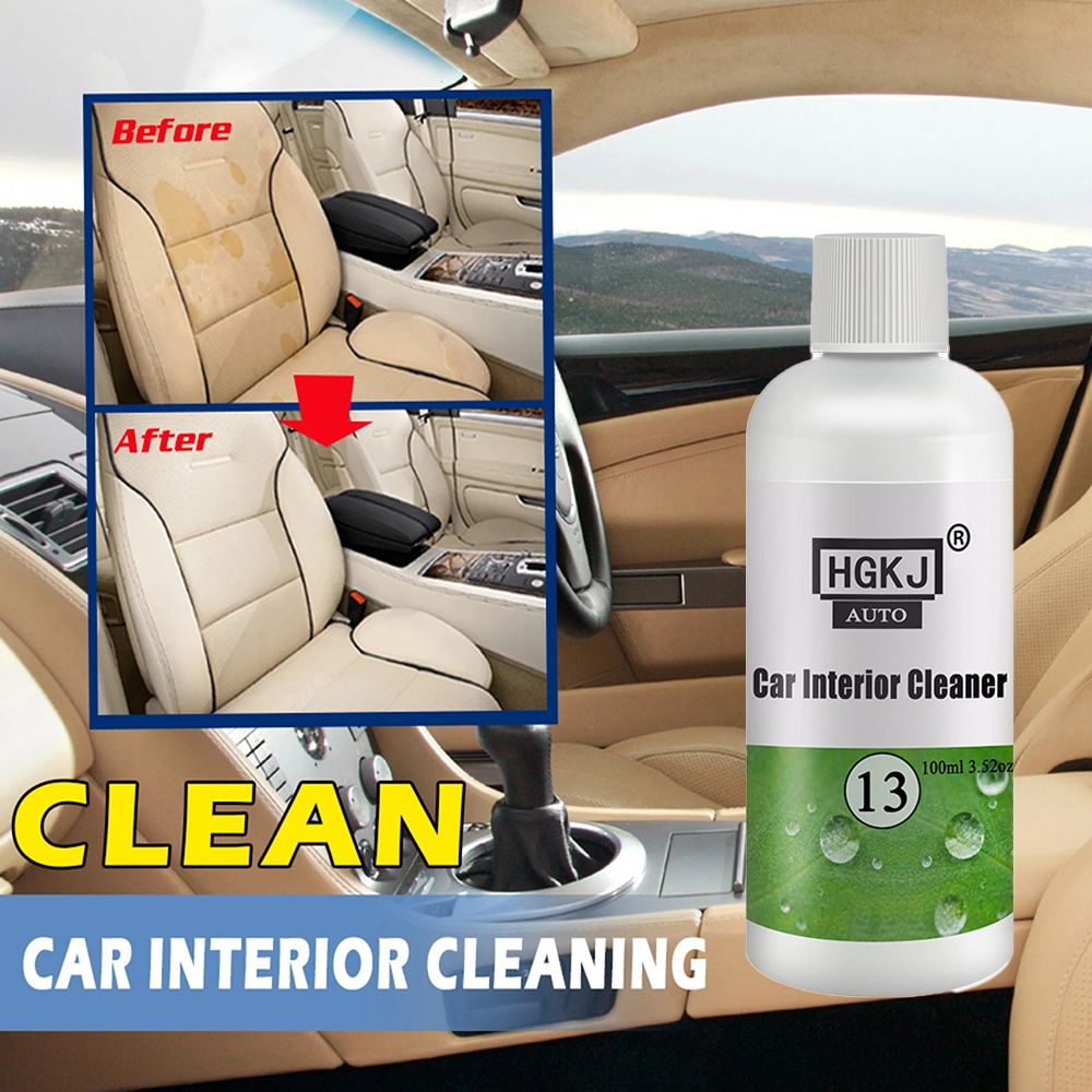 Car Seat Cleaner 100ml Cleaning Solution Leather Cleaner With