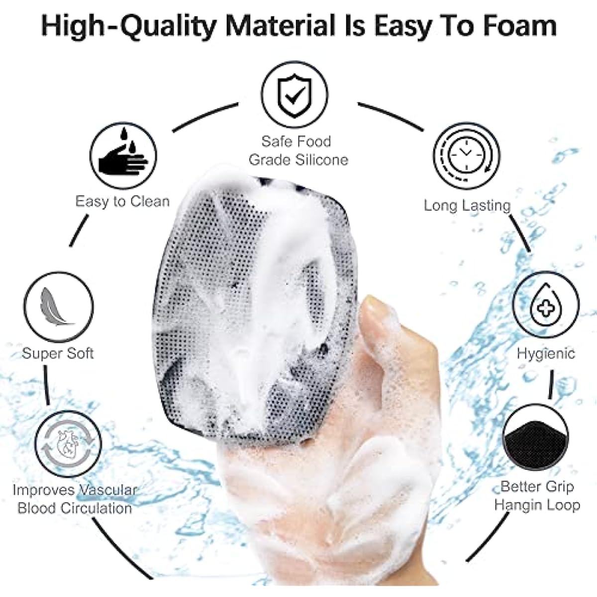 2023 Premium Durable Exfoliating Mesh Pouch Soap Saver Scrubber