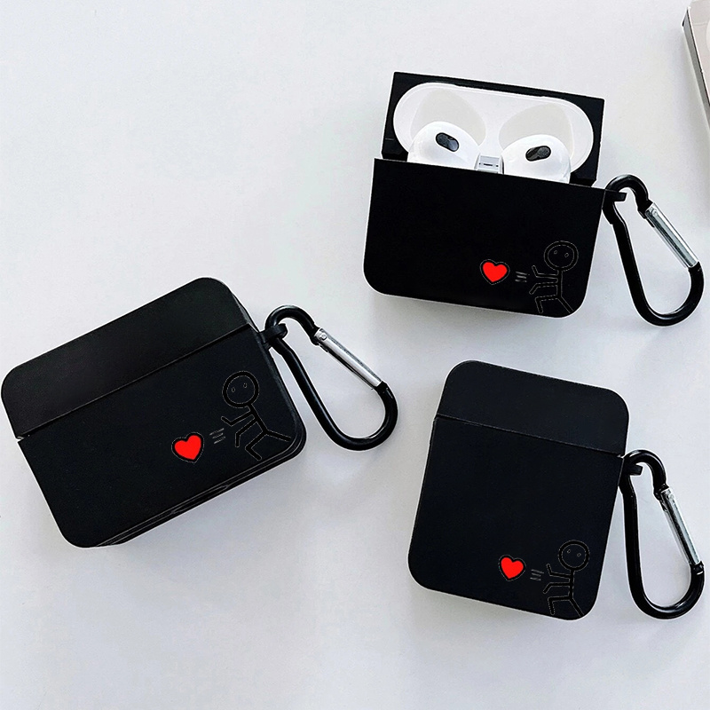 

Heart Printed Earphone Protective Case, Silicone Earphone Case For Airpods 1/2/3, Airpods Pro 1/2/3