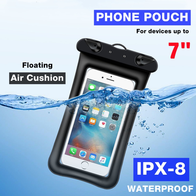 Pochette Etanche Housse Etui pour iPhone 11 Pro Max XS X XR 8 Plus 7 Plus  6s Plus - Pochette Etanche Waterproof