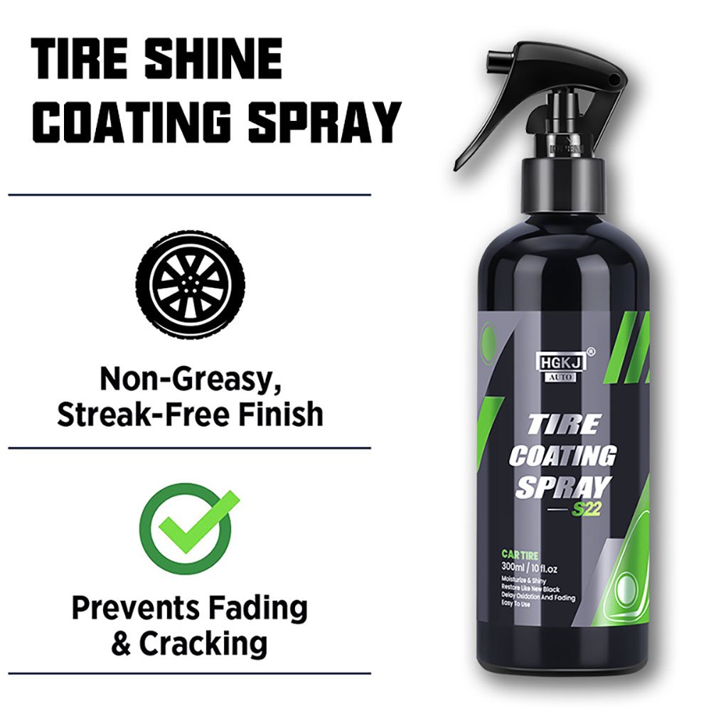 Tire Shine 300ml High Gloss Tire Shine And Protectant Long Lasting