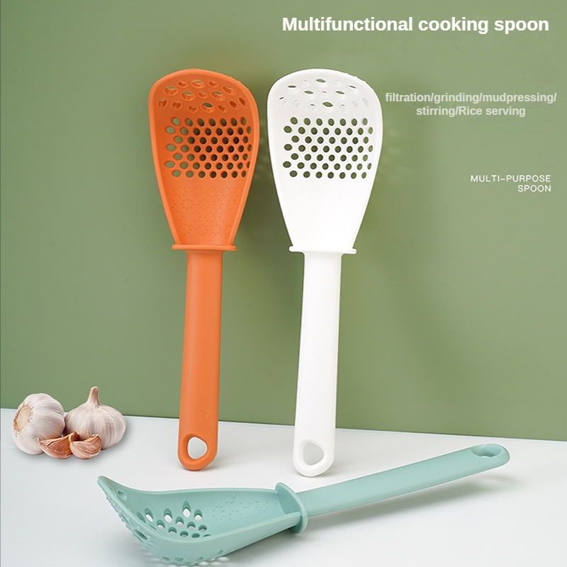 Multifunctional Japanese Cooking Spoon Filter Colander Grinding