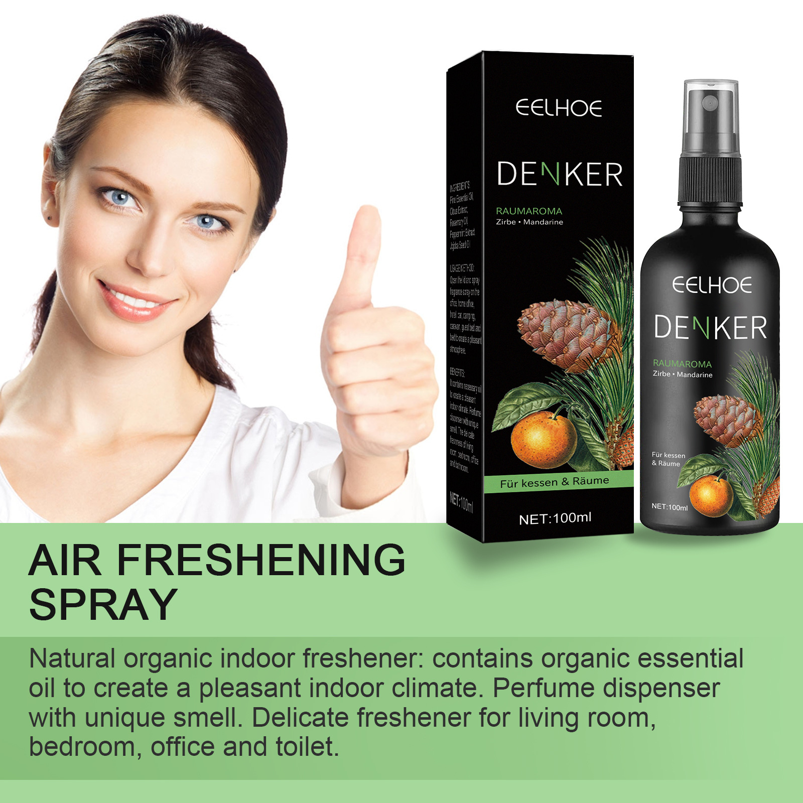 Air Fresh Fragrance Spray Chambre intérieure Parfum longue durée Toilette  Déodorant de voiture Parfum