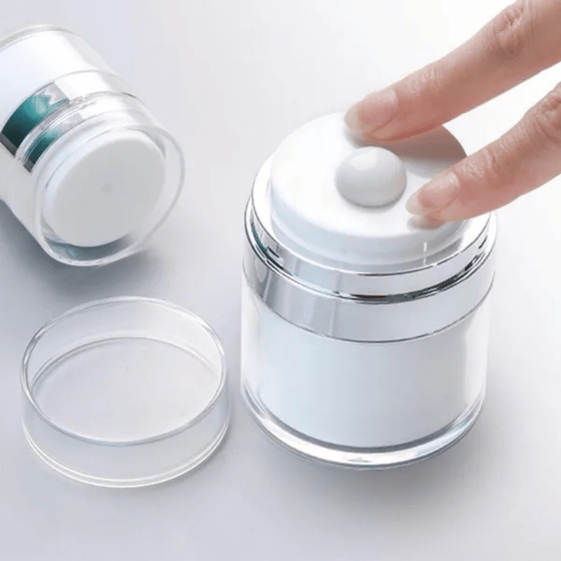 Vuoto Airless Pump Jar Ricaricabile Crema Jar Bottiglia - Temu