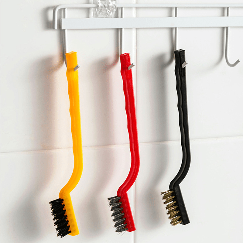 Gas Stove Cleaning Brush Set, Perfect Kitchen Tool For Oil Fume Machine And  Stove Top Cleaning With Stainless Steel Wire Bristles - Temu