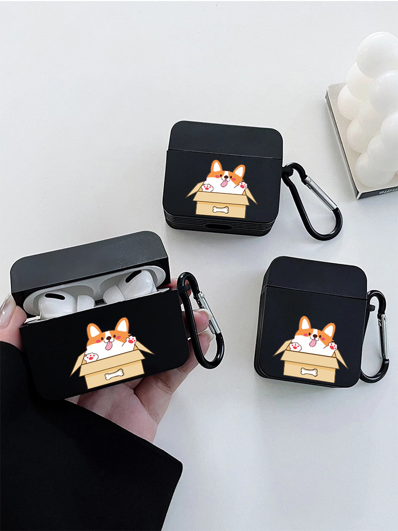 Stylish Dog-printed Silicone Earphone Case For 1/2/3 & Pro 1/2/3 - Protect  Your Earpods With Style! - Temu