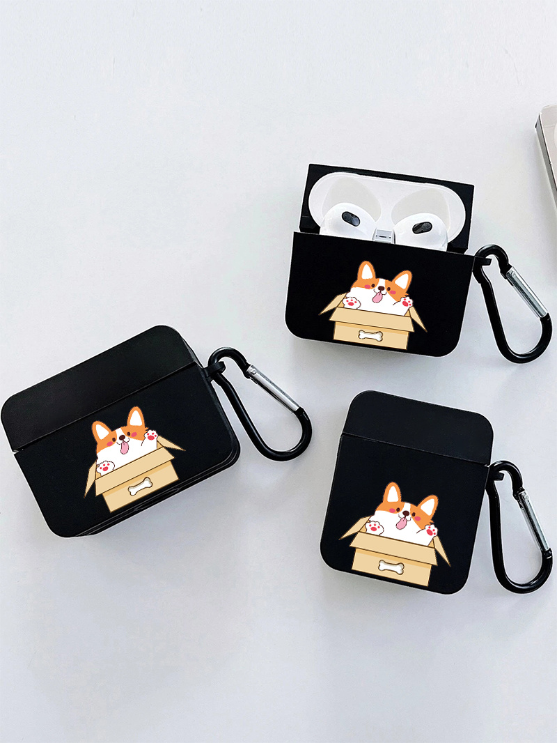 Stylish Dog-printed Silicone Earphone Case For 1/2/3 & Pro 1/2/3 - Protect  Your Earpods With Style! - Temu