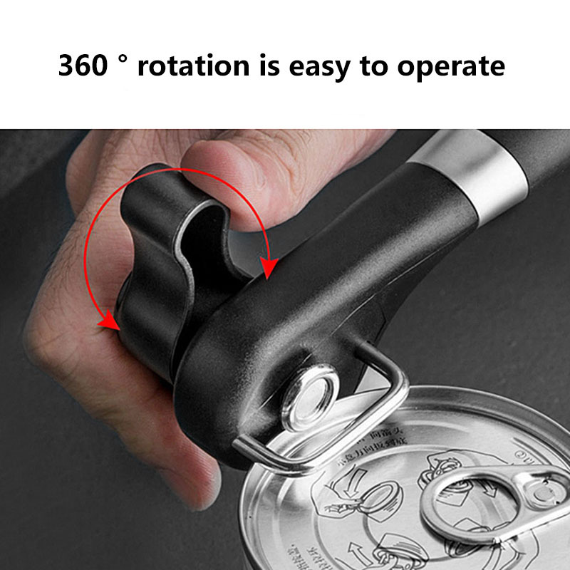Can Opener, Manual Stainless Steel Can Opener With Durable Safety Ergonomic  Handle, Kitchen Utensils, Kitchen Gadgets - Temu