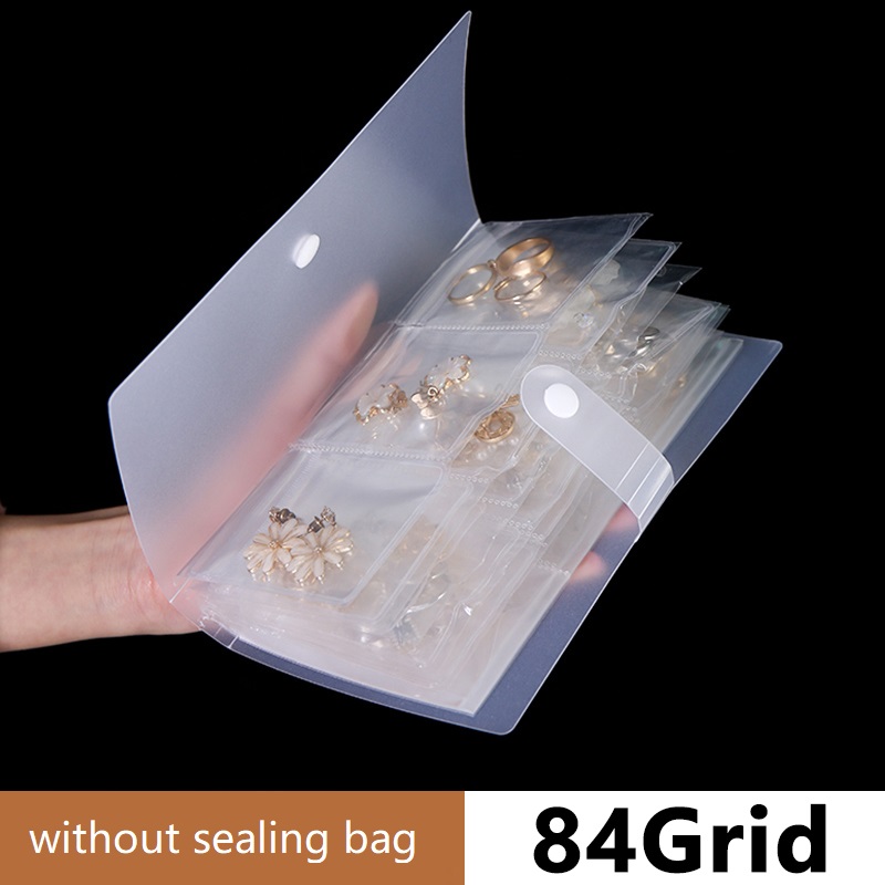 Small Transparent Travel Jewelry Storage Organizer Bags,Clear Plastic  Travel Earring Bag ,Anti-oxidation Anti-Tarnish PVC Thicken Travel Jewelry  Bags 