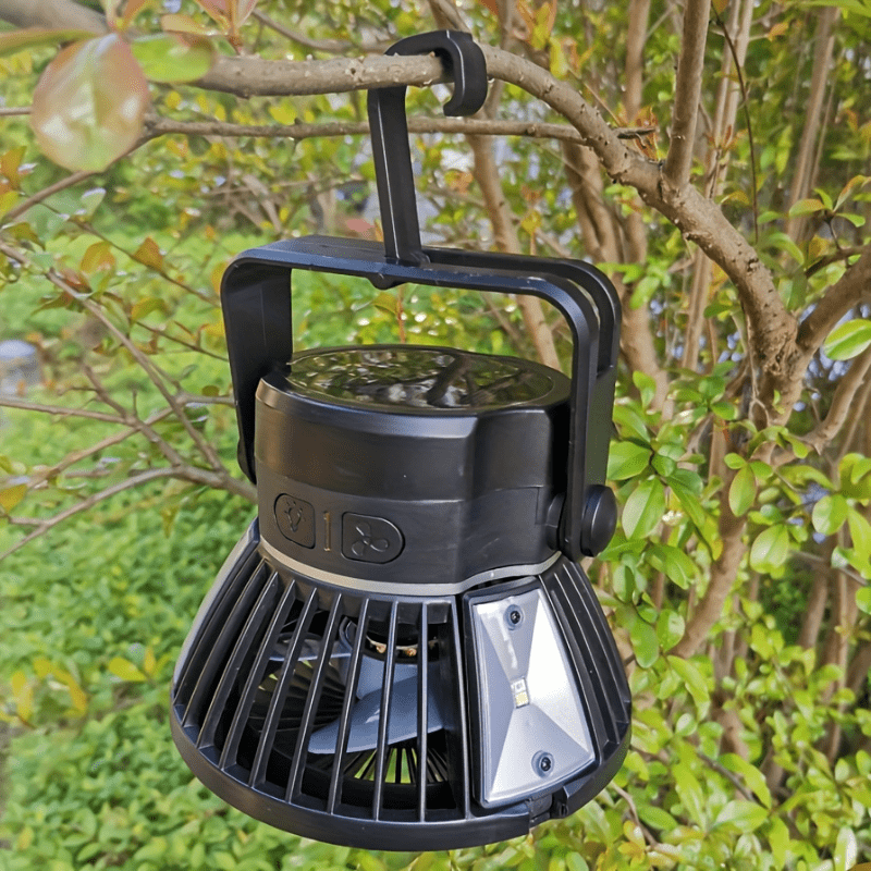 Portable Solar Camping Lantern Tent Lamp With Hanging Hook - Temu