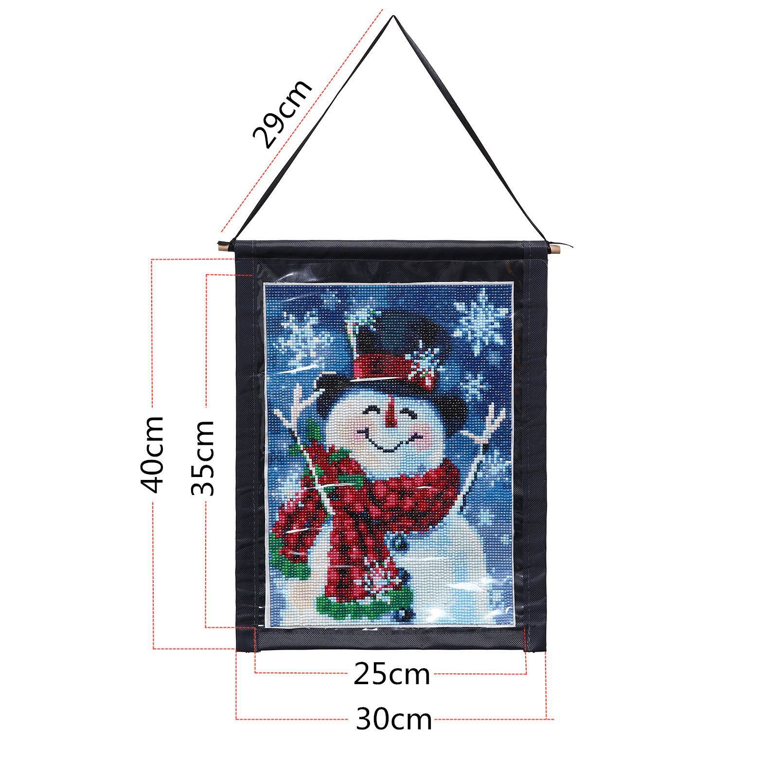 11.815.7 Inches Self-adhesive Magnetic Picture Frame for Diamond Painting  Display and Protection, Home Wall Office Decor 