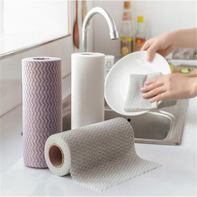 Reusable Disposable Oil free Kitchen Cloth Roll Perfect For - Temu