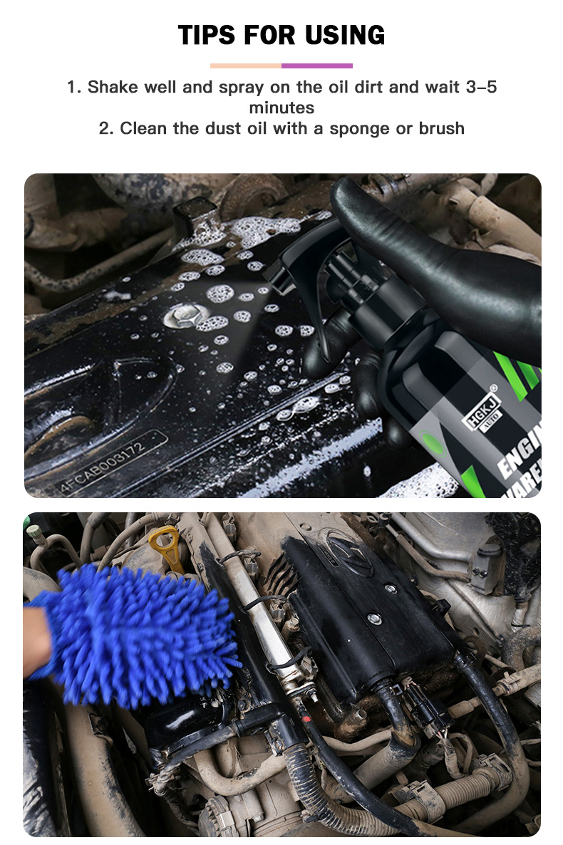 Car Engine Bay Clean Powerful Decontamination Cleaning Shines