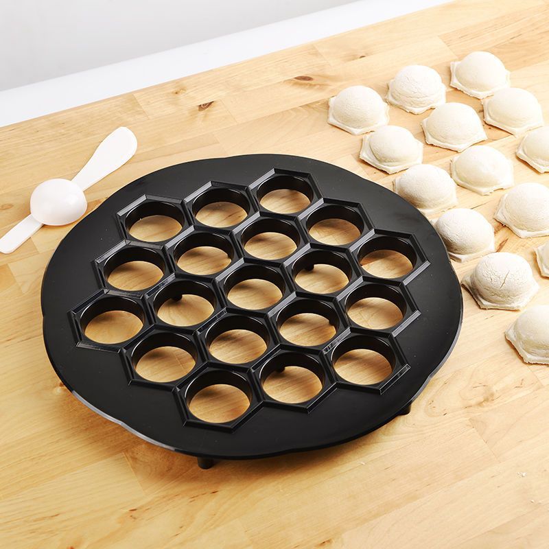 1pc 19 Holes Kitchen Accessories Dough Press Ravioli Making Mould