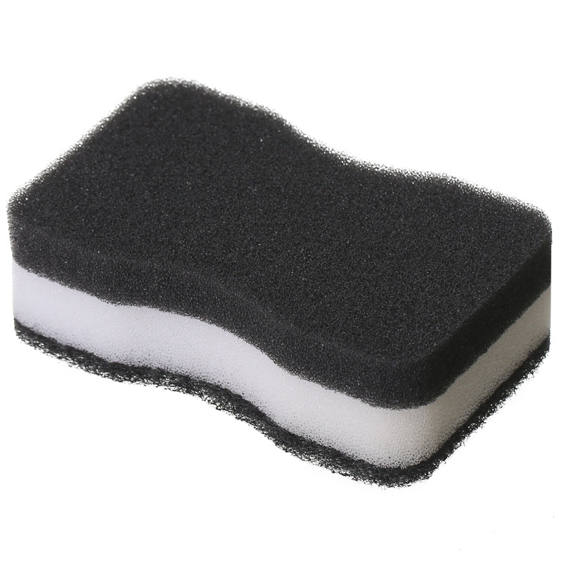 5PCS Black Dish Sponge Scouring Pad Kitchen Cleaning Sponge Wiping