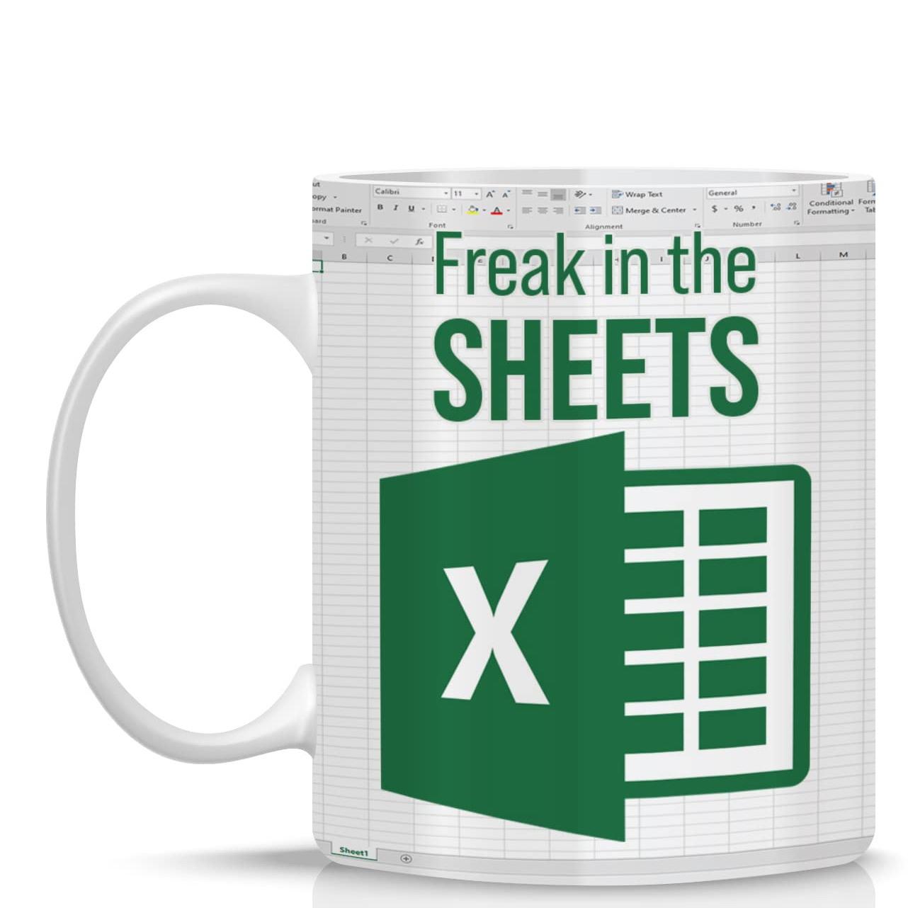 Freak In The Sheets Excel Mug – Legendary Apparel
