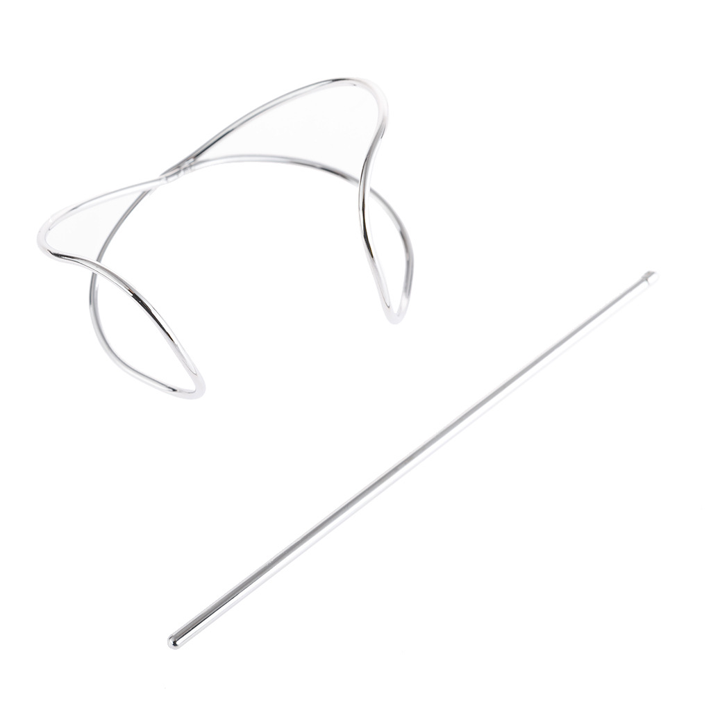 's Bohemian Irregularly Curved Hairpin Bun With Hair Accessory