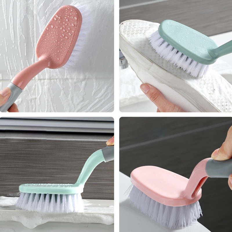 Scrub Brush, Cleaning Shover Scrubber With Ergonomic Handle And