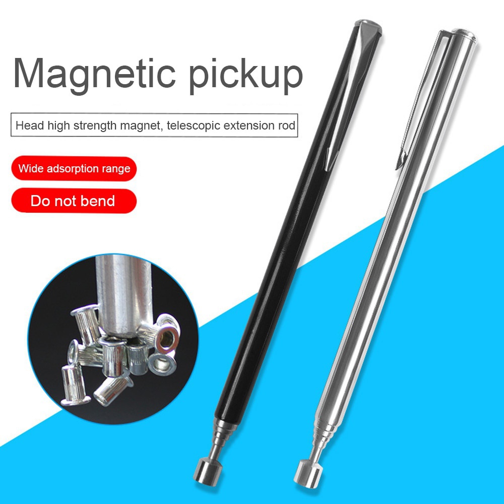 Populaire Poignee d'aimant telescopique Magnetique Outil de tige de  ramassage de stylo long Baton en extension - Cdiscount Bricolage