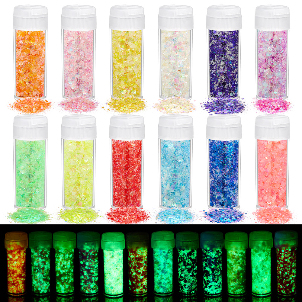 10g Luminous Crushed Stone Irregular Glitter Epoxy Resin Filling  Transparent Stones Resin Shaker Filler Resine Epoxy Kit Complet