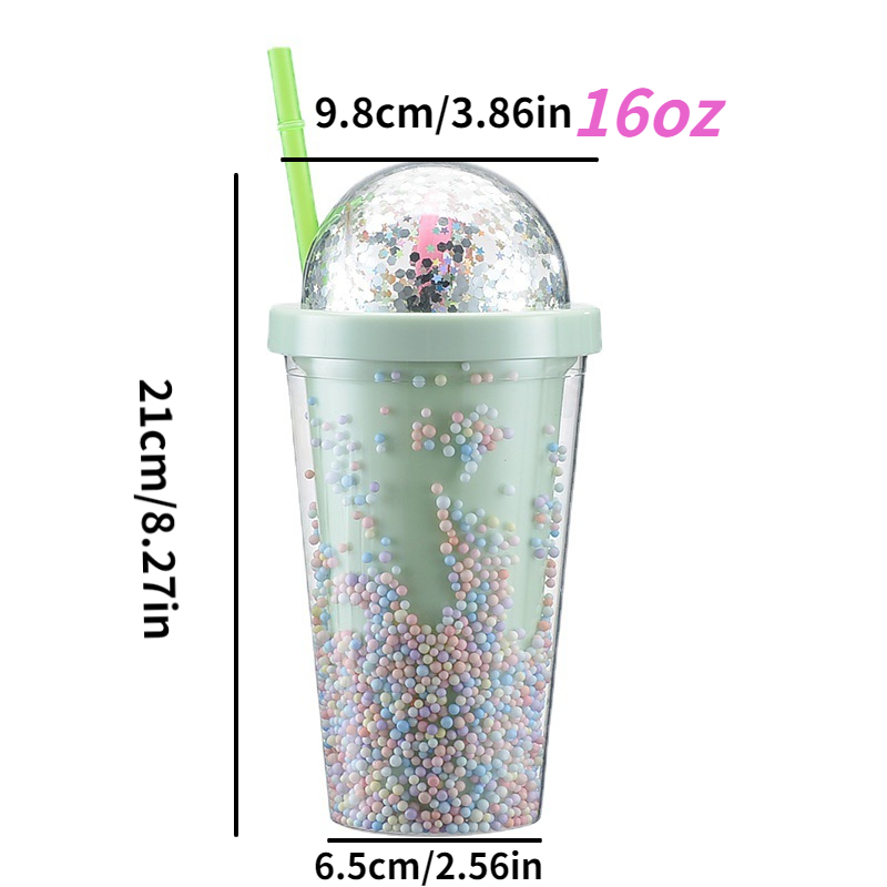 Rainbow Sprinkles Drink Tumbler 16oz