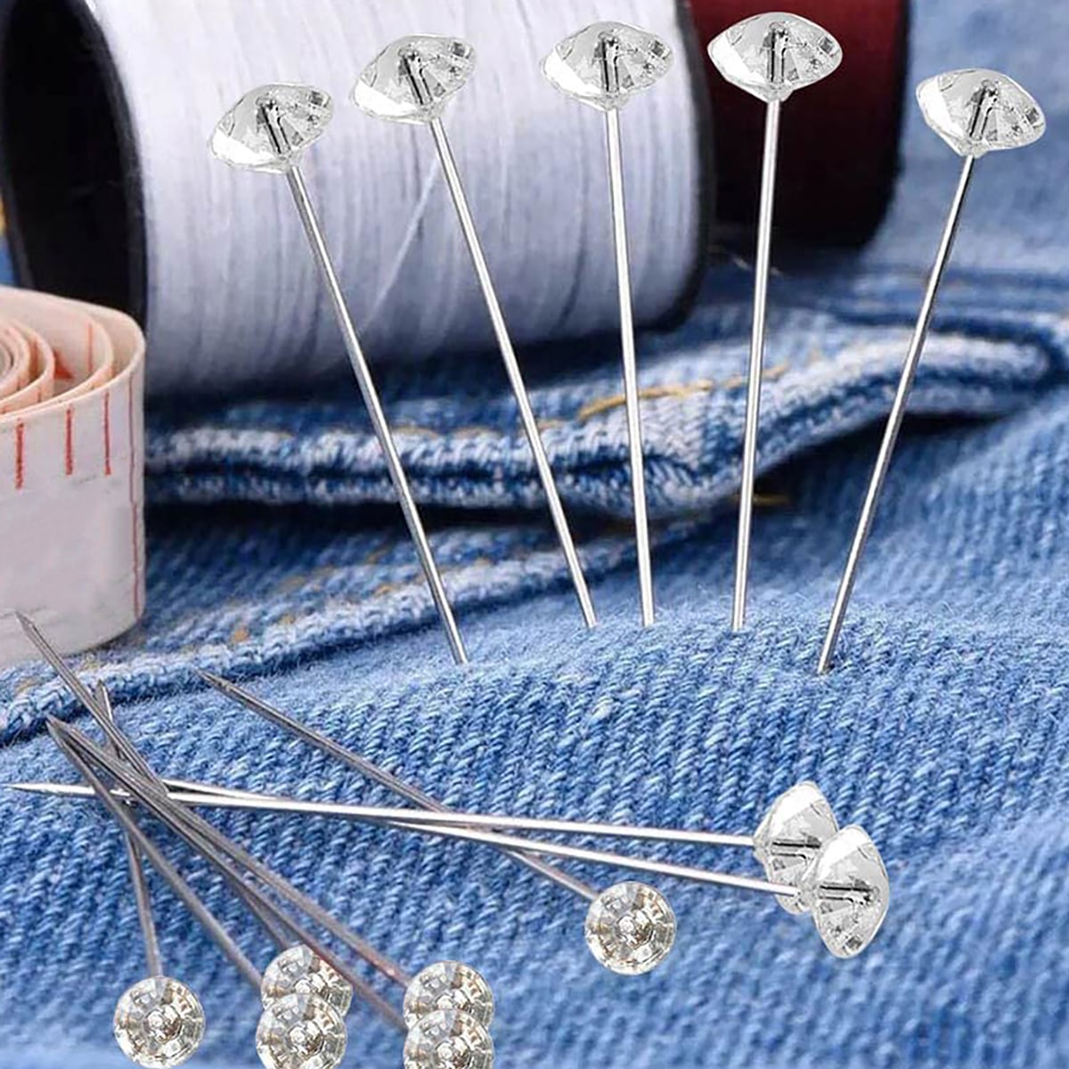 Crystal Positioning Pins Diy Fixing Clothing Pins Diy Fixing - Temu