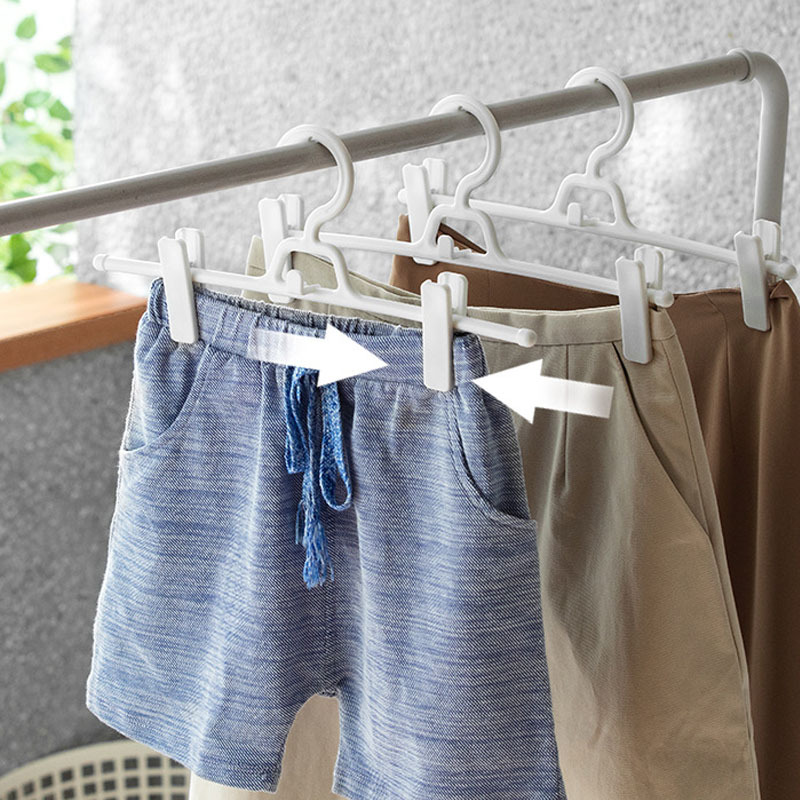 5pcs Trouser Rack Anti Explosion Pleat Storage