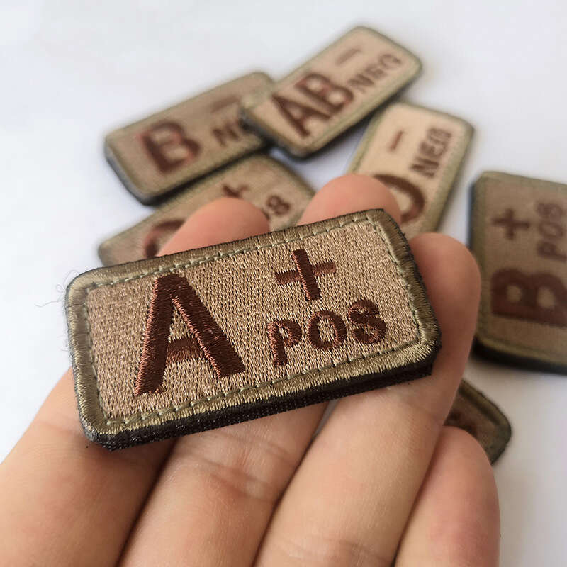a-B-Ab-O Positive POS-a-B-Ab-O Negative Neg Blood Type Embroidered Patch as  Promotion Gift - China Embroidery and Patch price