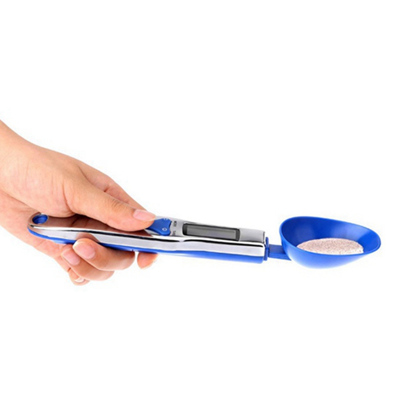 Kitchen Scale Spoon Grams Measuring Spoon, 500g/0.1g Blue Cute