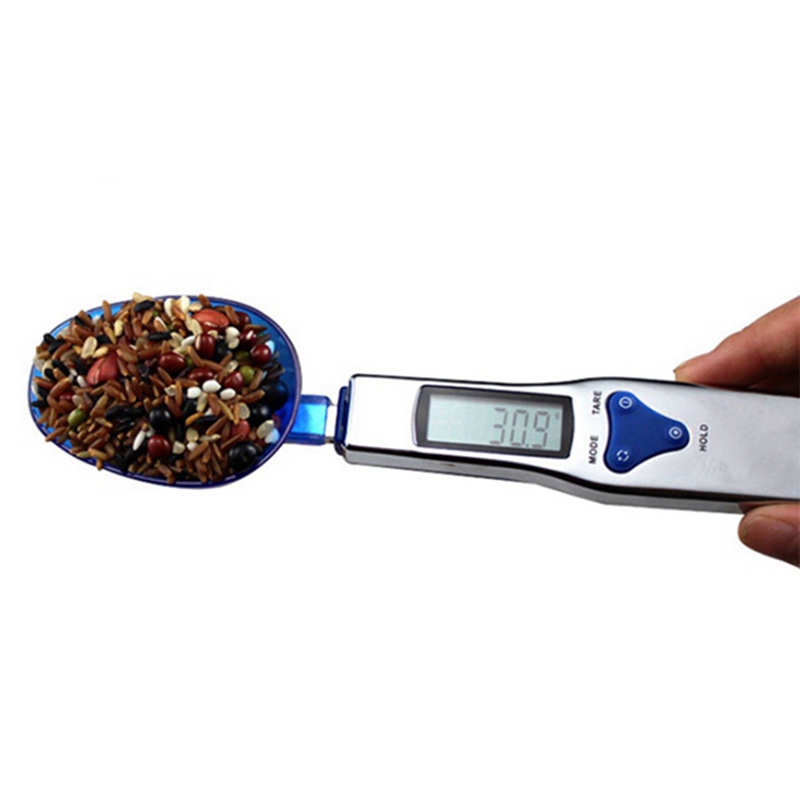Kitchen Scale Spoon Gram Measuring Spoon, 500g/0.1g Blue Cute